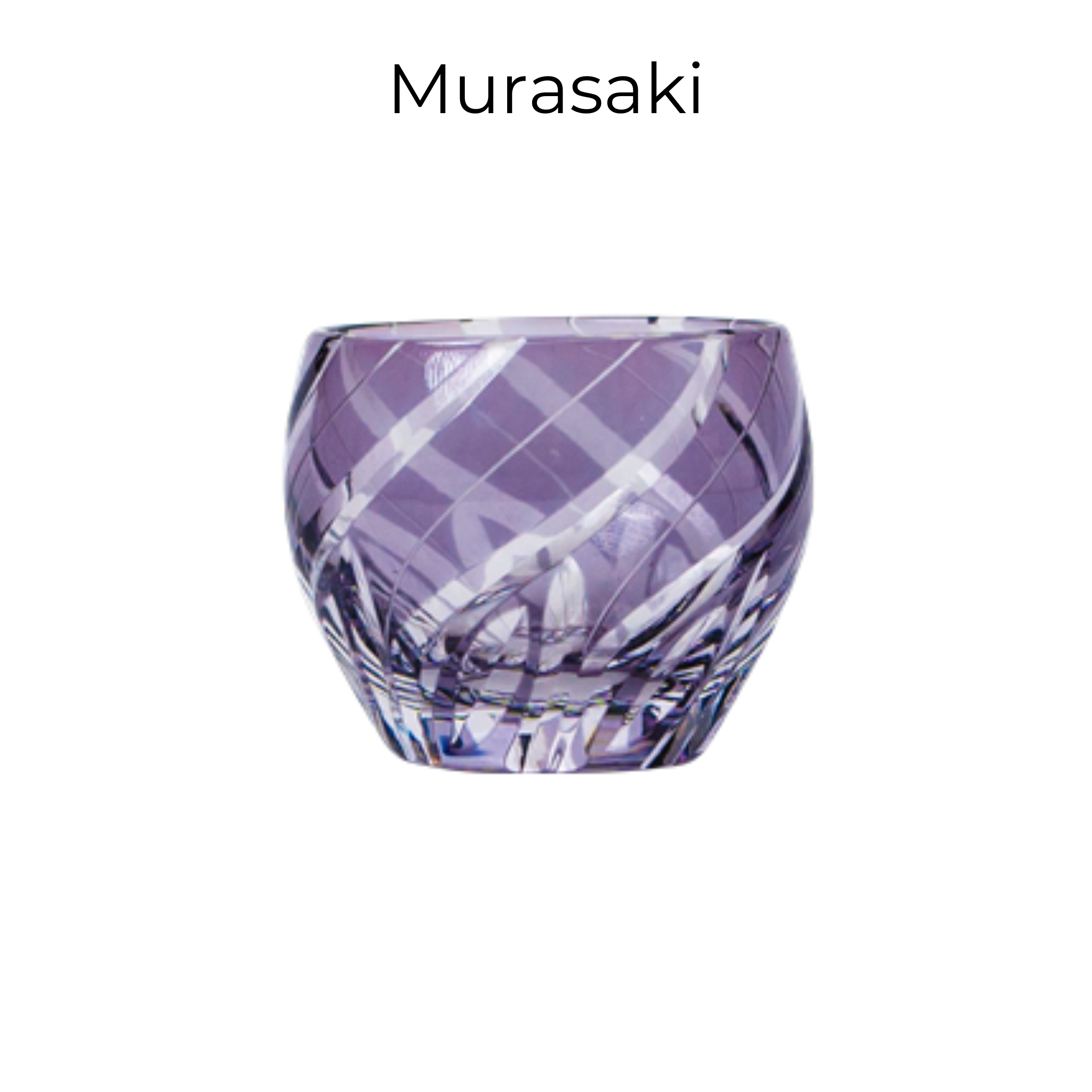 Edo Kiriko Handcrafted Kizashi Guinomi Sake Glass Collection