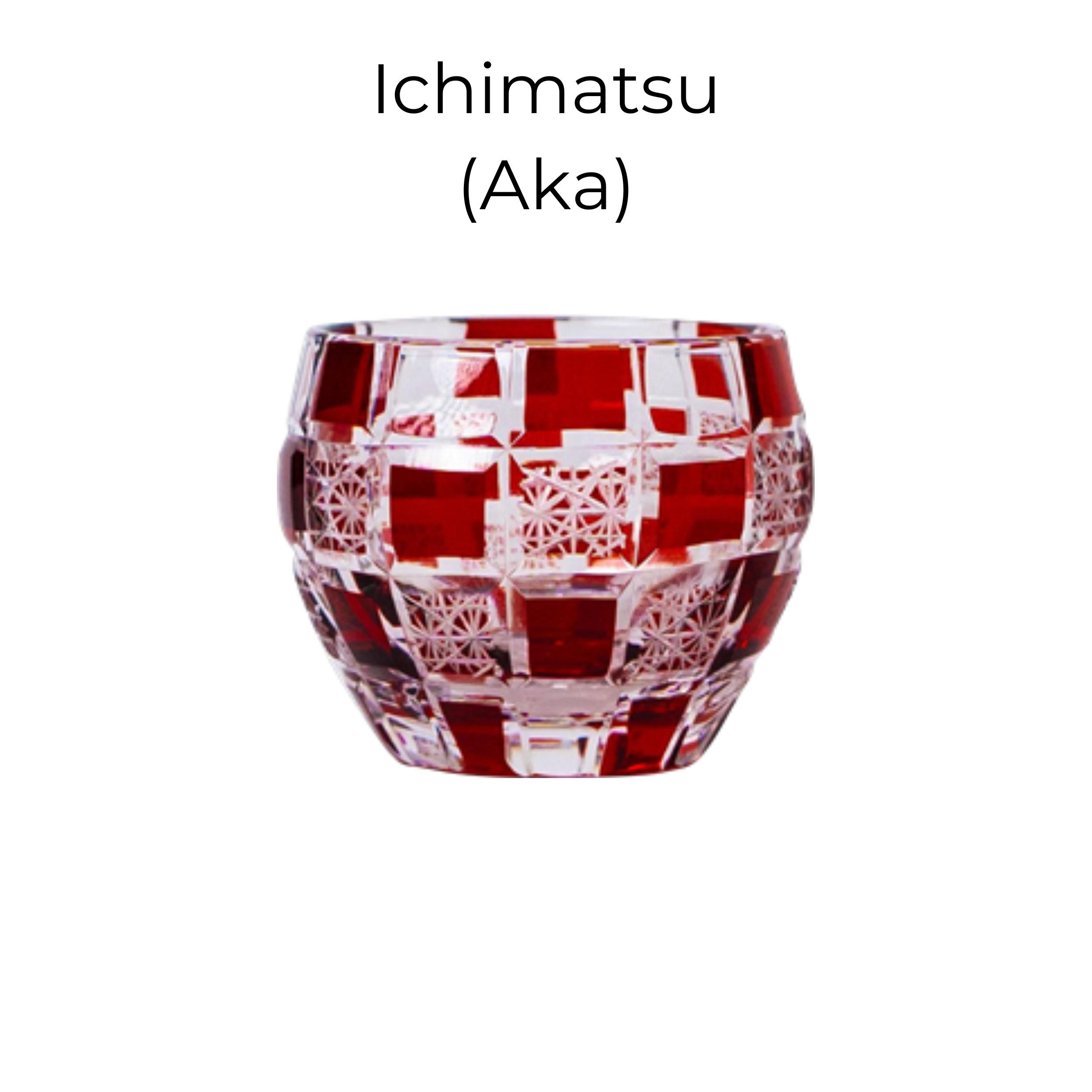 Edo Kiriko Handcrafted Hikari-no-Ha Guinomi Sake Glass Collection