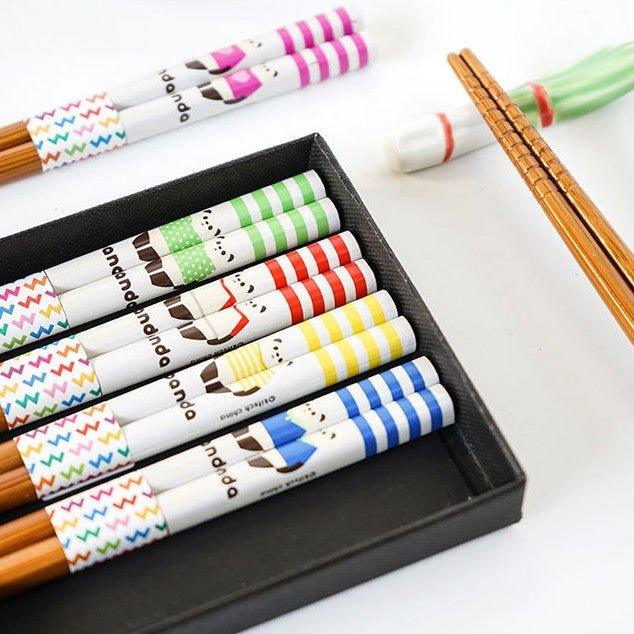 Mutli-Themed Japanese Bamboo Chopsticks Sets
