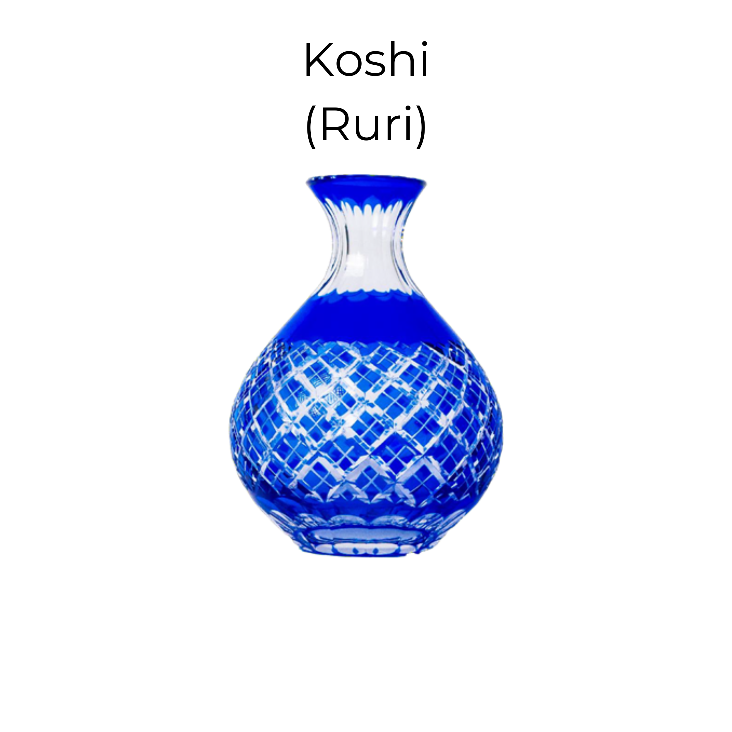 Edo Kiriko Handcrafted Marutoku Sake Collection