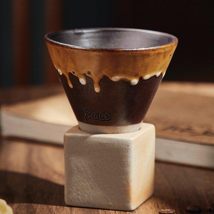 Handcrafted Cone Shaped Ceramic Coffee Cups - MASU