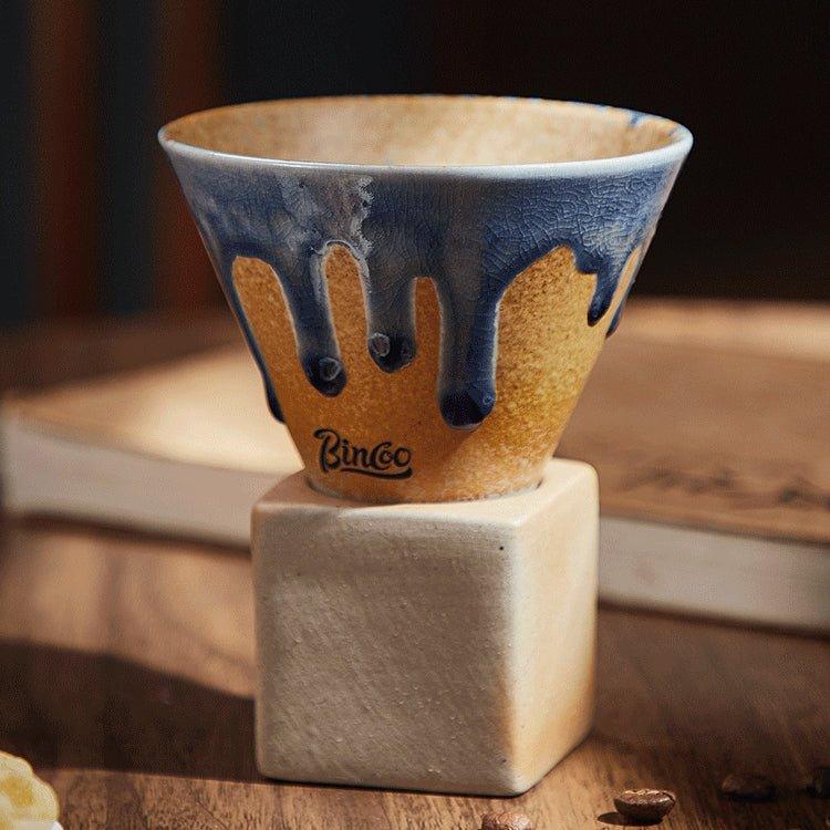 Handcrafted Cone Shaped Ceramic Coffee Cups - MASU