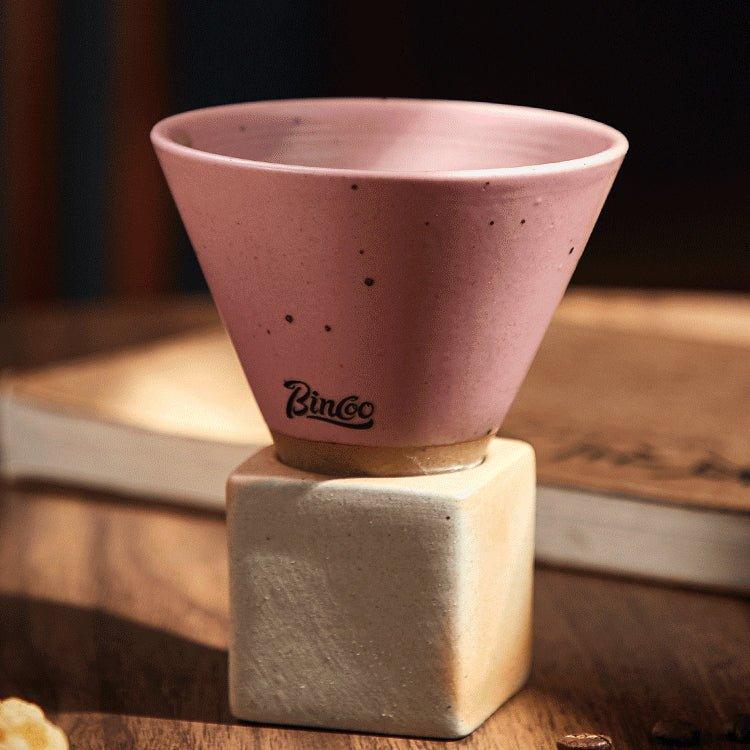 Handcrafted Cone Shaped Ceramic Coffee Cups - MASU