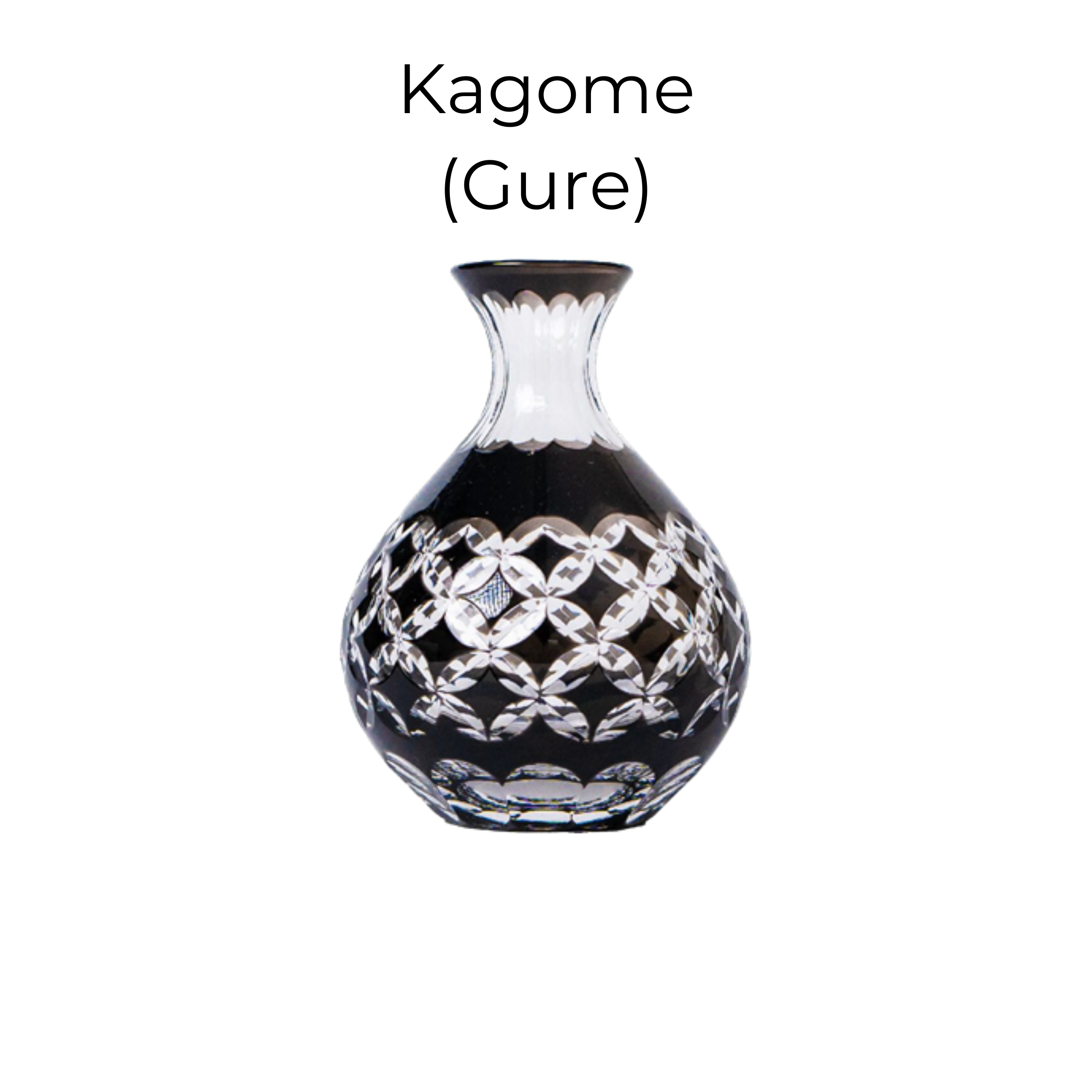 Edo Kiriko Handcrafted Kuroha Sake Collection