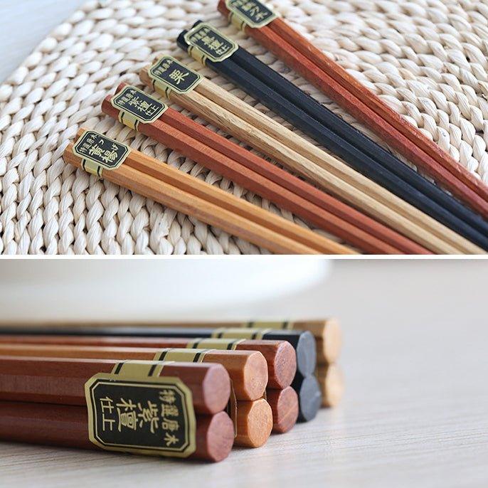 Multi-Colors Japanese Wooden Chopsticks Sets - MASU