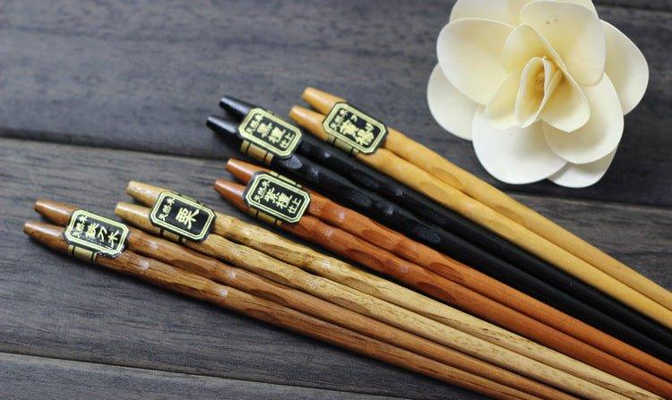 Multi-Colors Japanese Wooden Chopsticks Sets - MASU