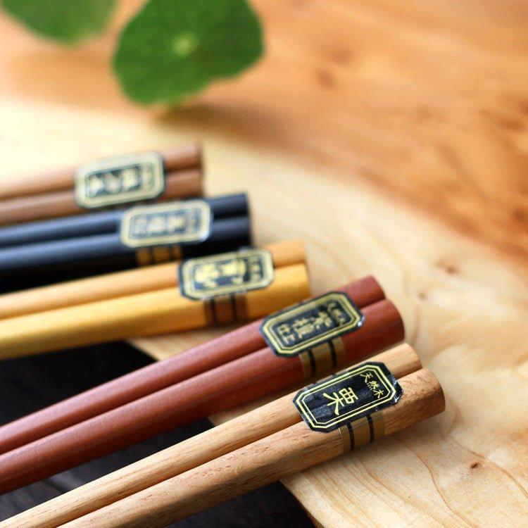 Multi-Colors Japanese Wooden Chopsticks Sets