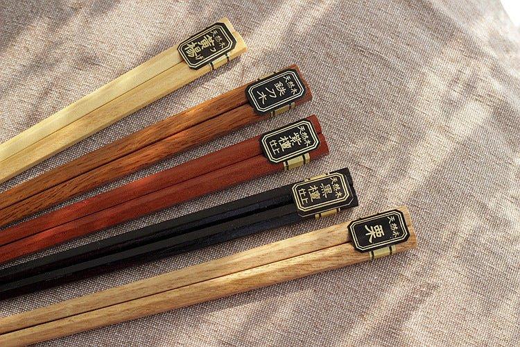 Multi-Colors Japanese Wooden Chopsticks Sets