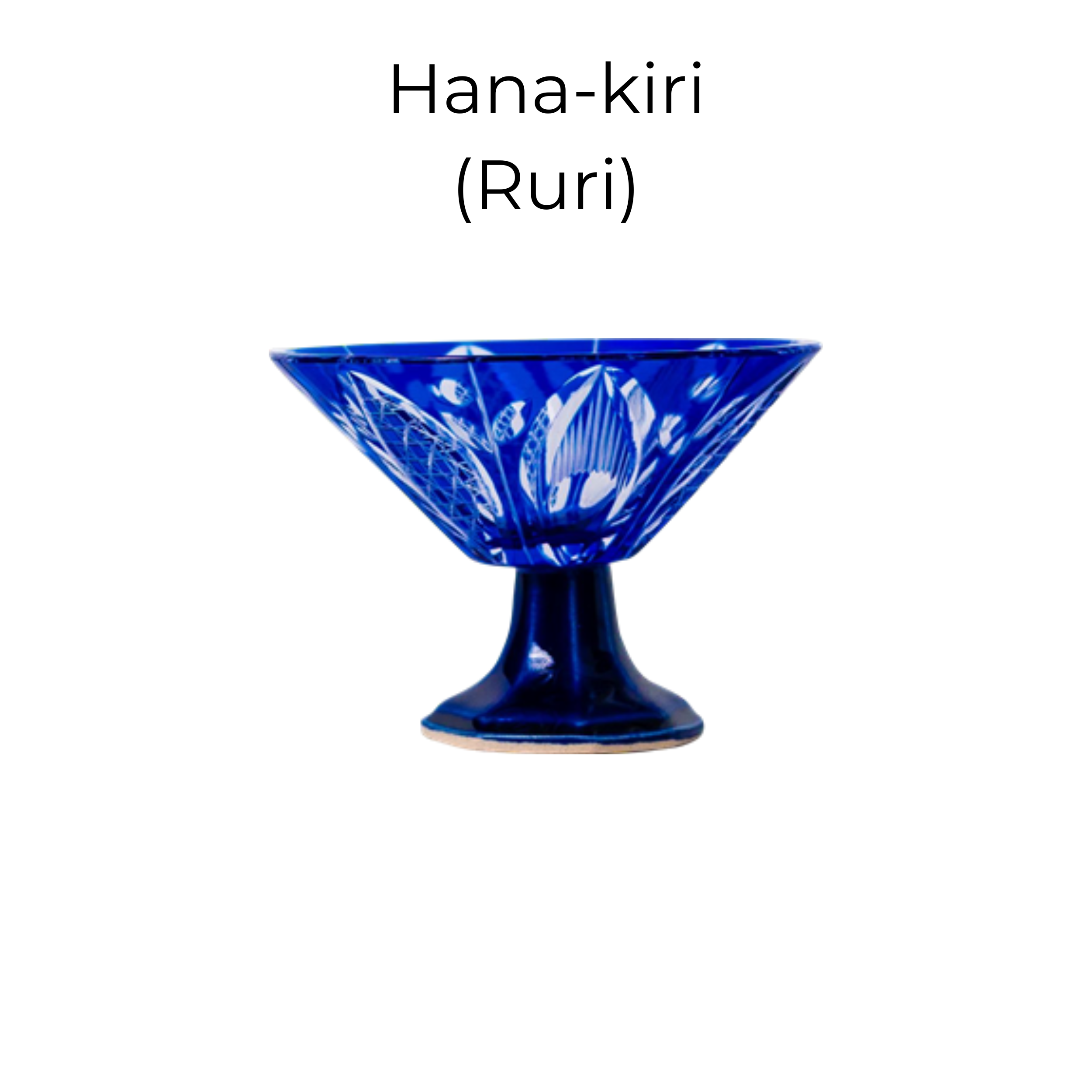 Edo Kiriko Handcrafted Karyu Sake Glass Collection