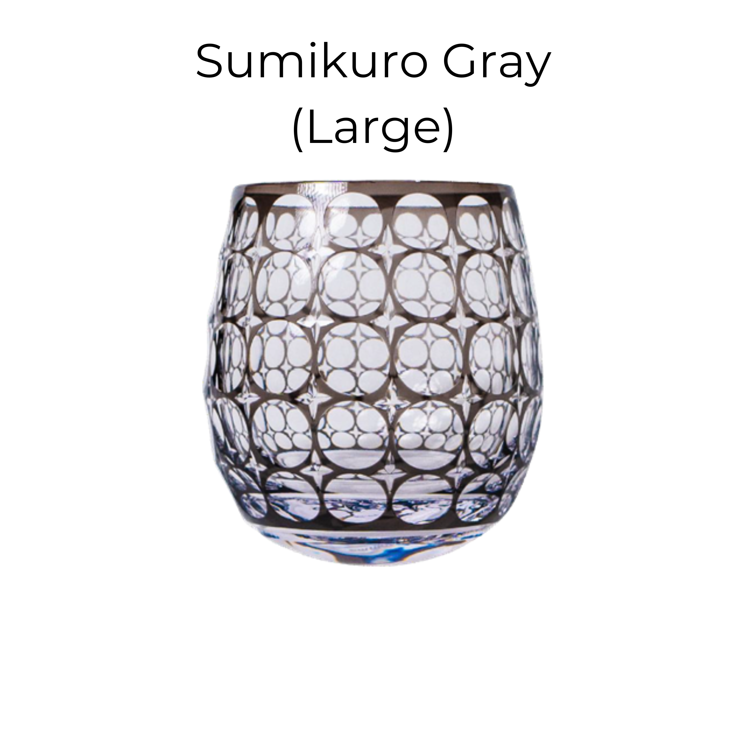 Edo Kiriko Handcrafted Hanamaru Whisky Glass Collection