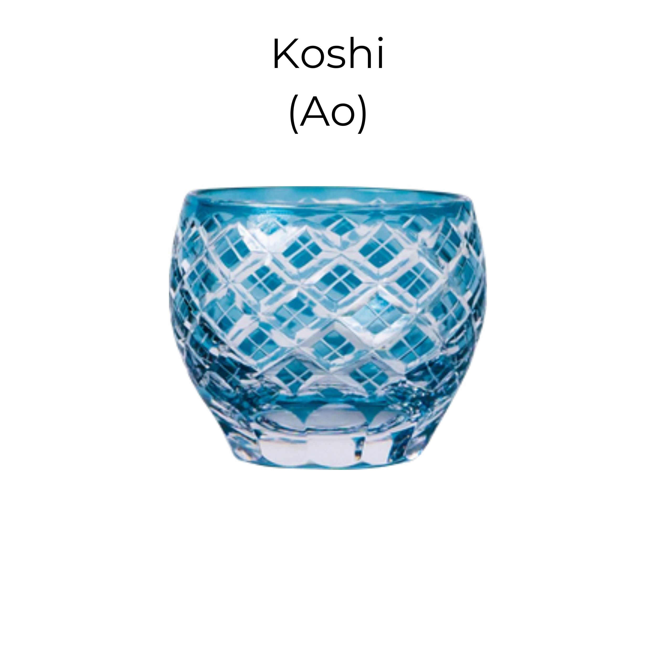Edo Kiriko Handcrafted Hikari-no-Ha Guinomi Sake Glass Collection