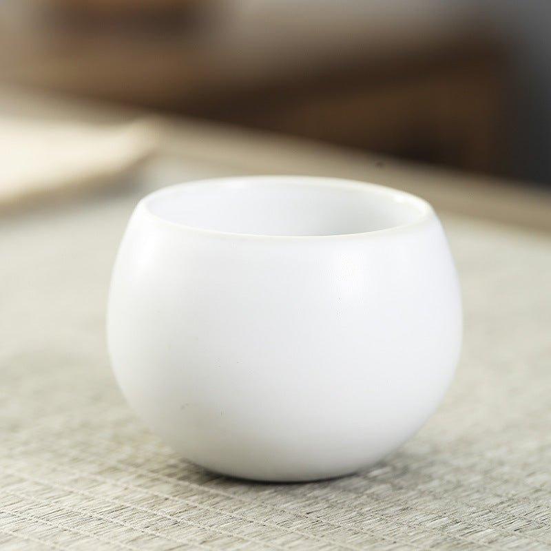 Oriental Handcrafted Ceramic Rounded Tea Cup Set