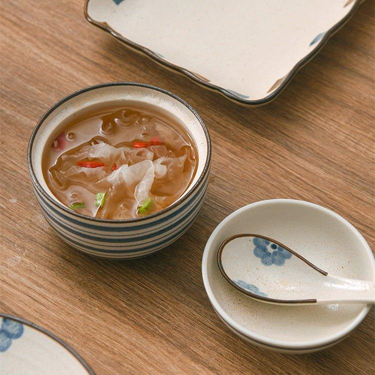 Japanese Handcrafted Ceramic Rounded Bowl With Lid