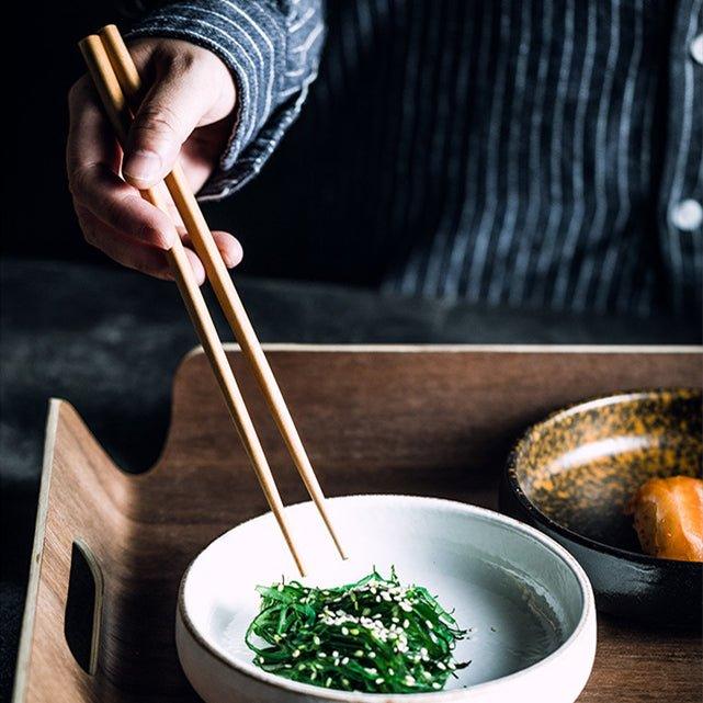Japanese Plain Style Wooden Utensil Sets