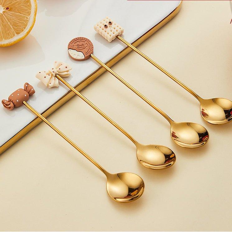 Golden Themed Coffee Stirrer Gift Sets - MASU