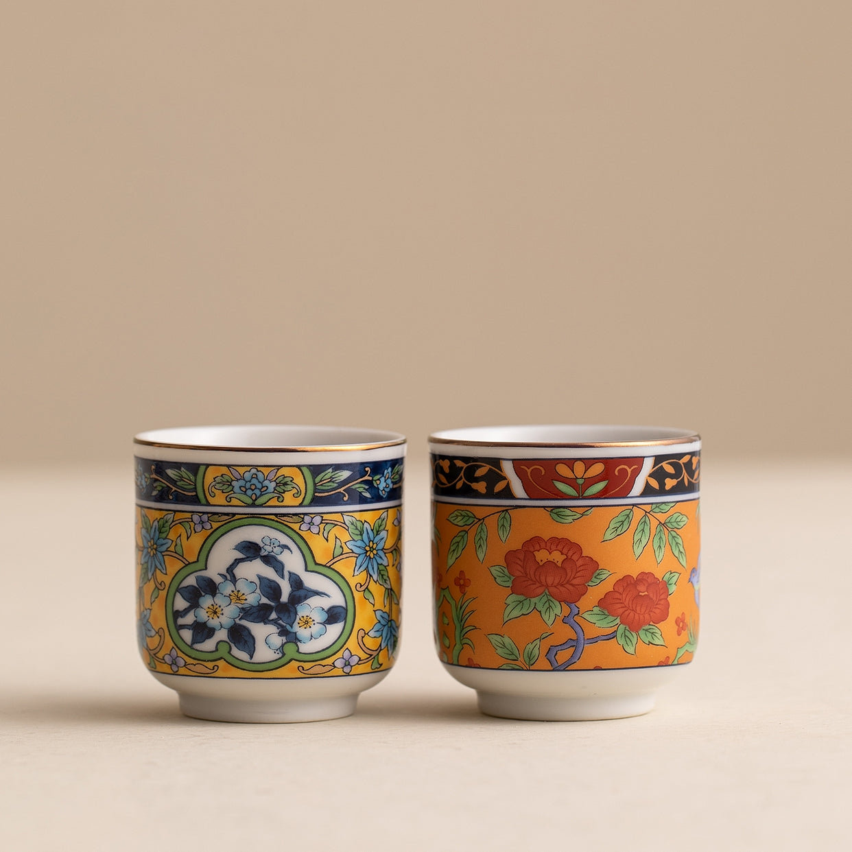 Japanese Handcrafted Mino Ware Ceramic Sake Set