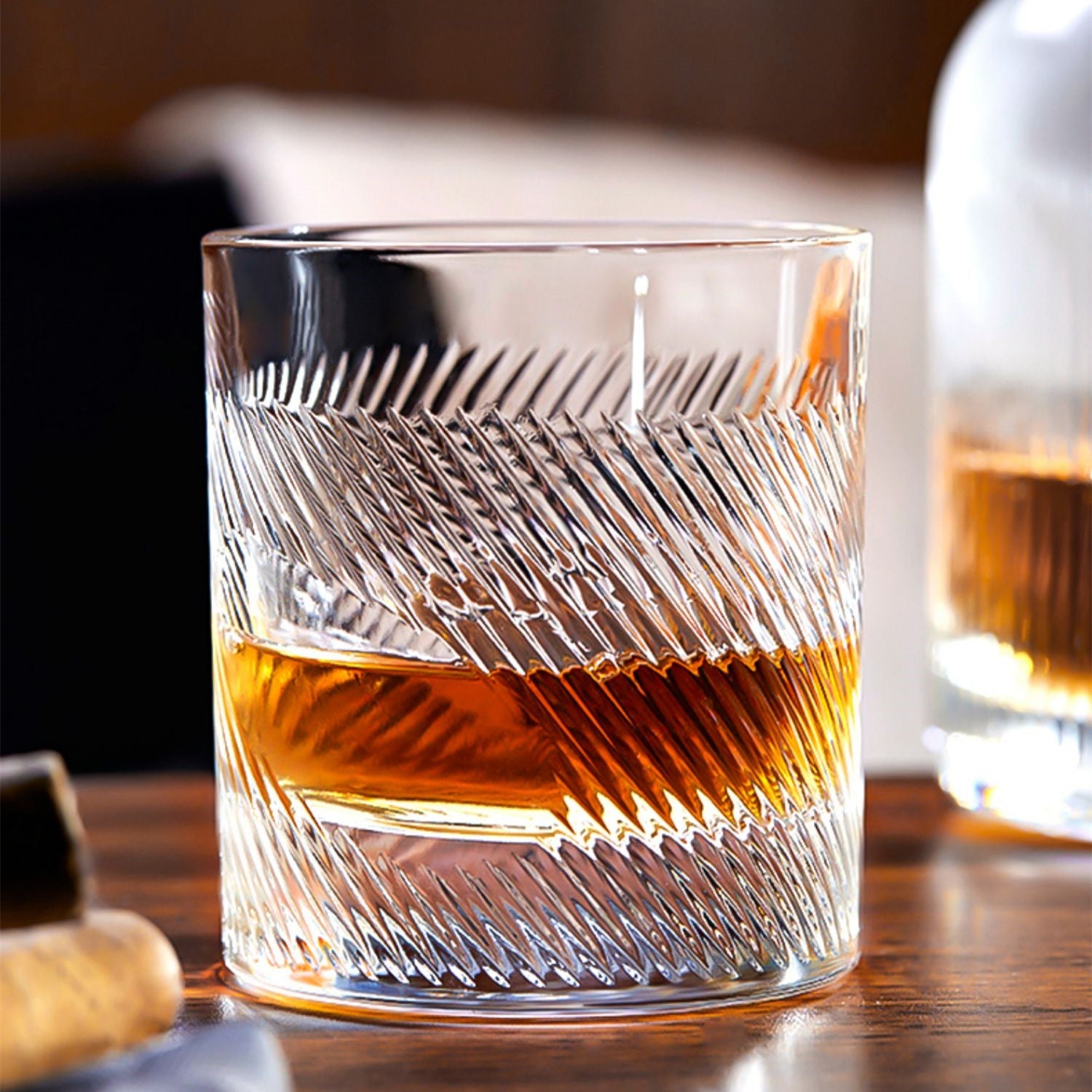Davinci Italian Whisky Glasses With Decanter Sets