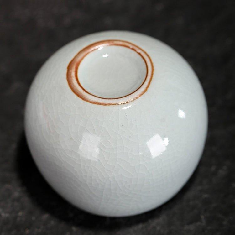Oriental Handcrafted Ceramic Rounded Tea Cup Set