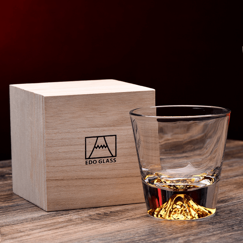Japanese Mount Fuji Whisky Glass Sets - MASU