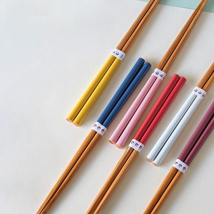 Multi-Colors Japanese Bamboo Chopsticks Sets
