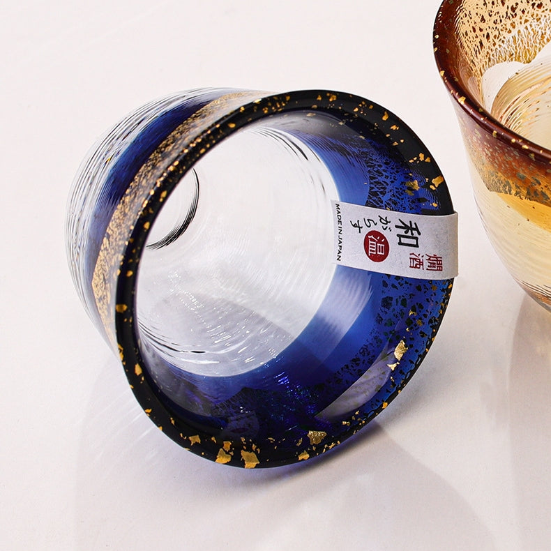 Toyo Sasaki Kogei Gold Foil Sake Glasses