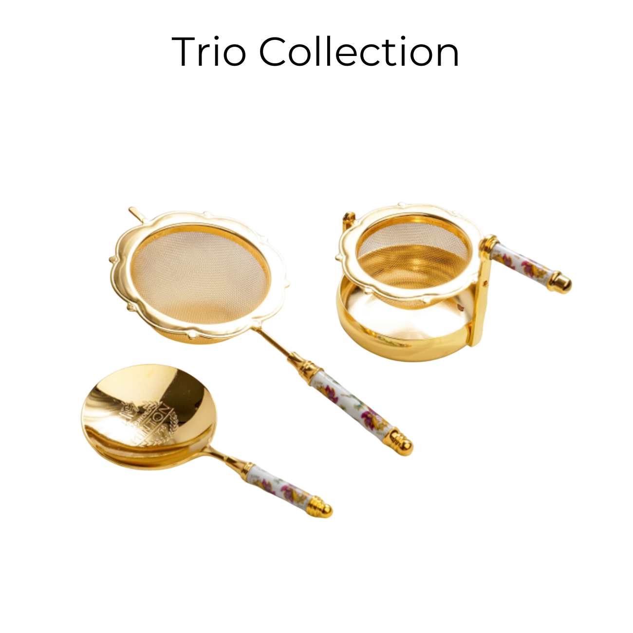 Minton Royal Tea Strainer Collection Set