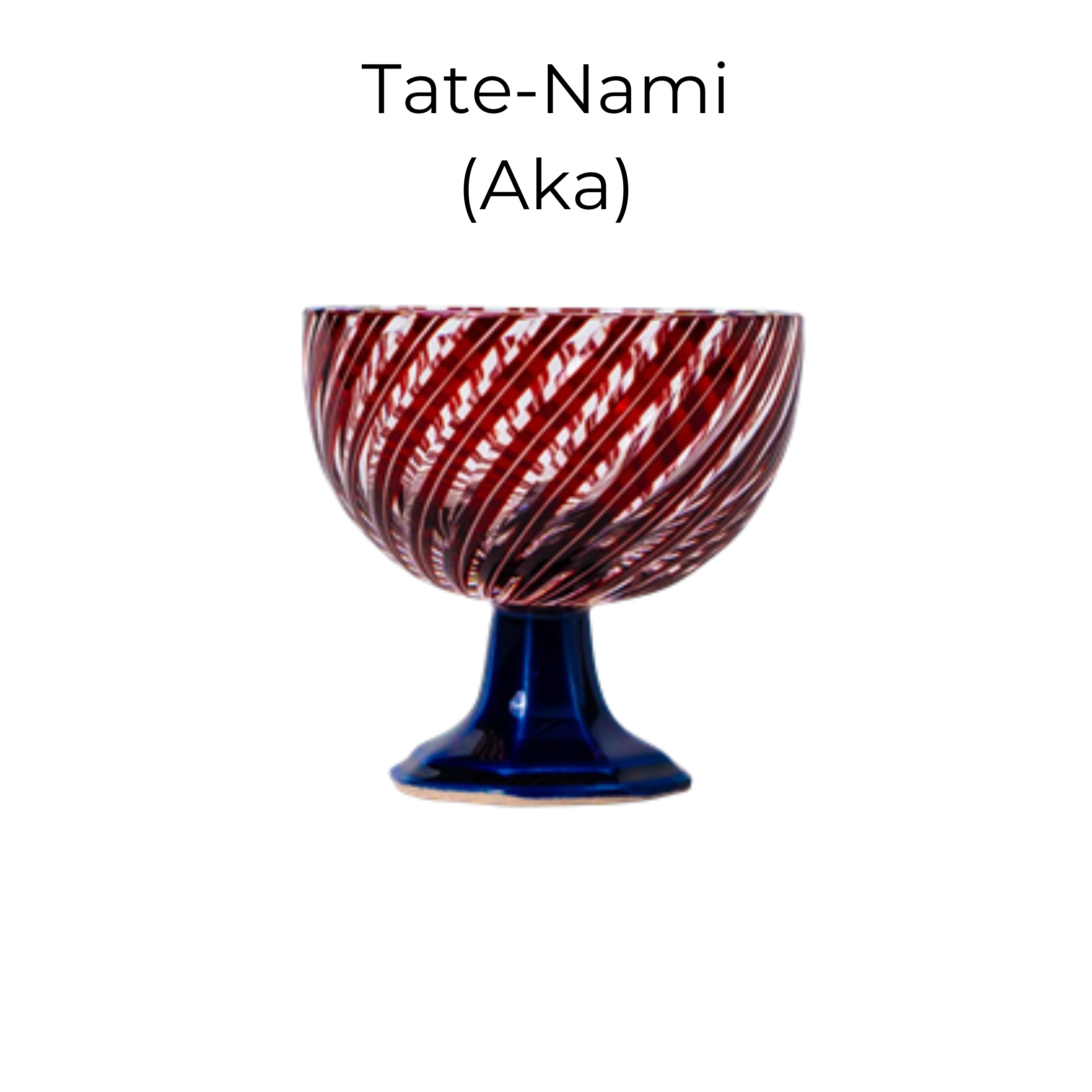 Edo Kiriko Handcrafted Takadai Komon Sake Glass Collection