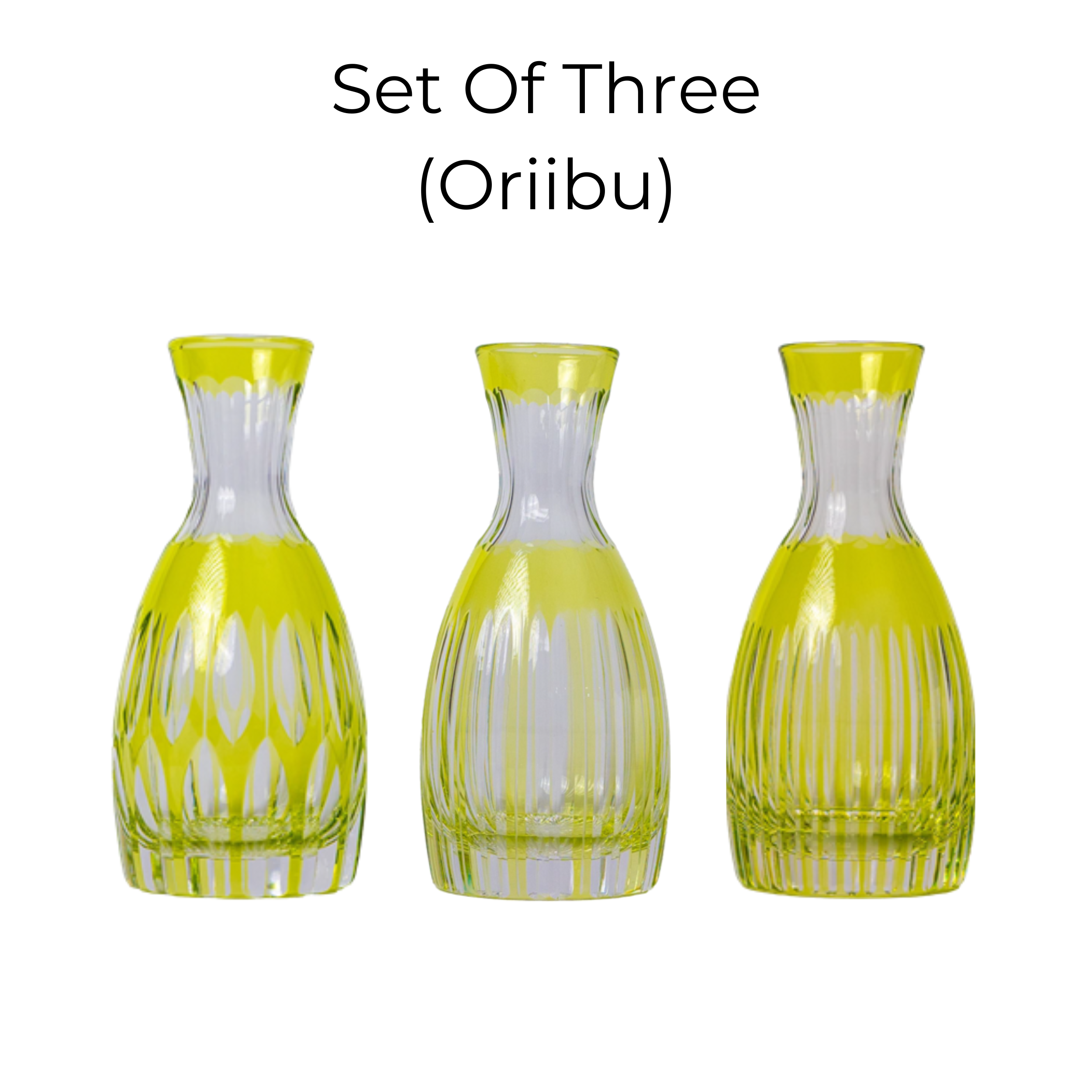 Edo Kiriko Handcrafted Komari Sake Collection
