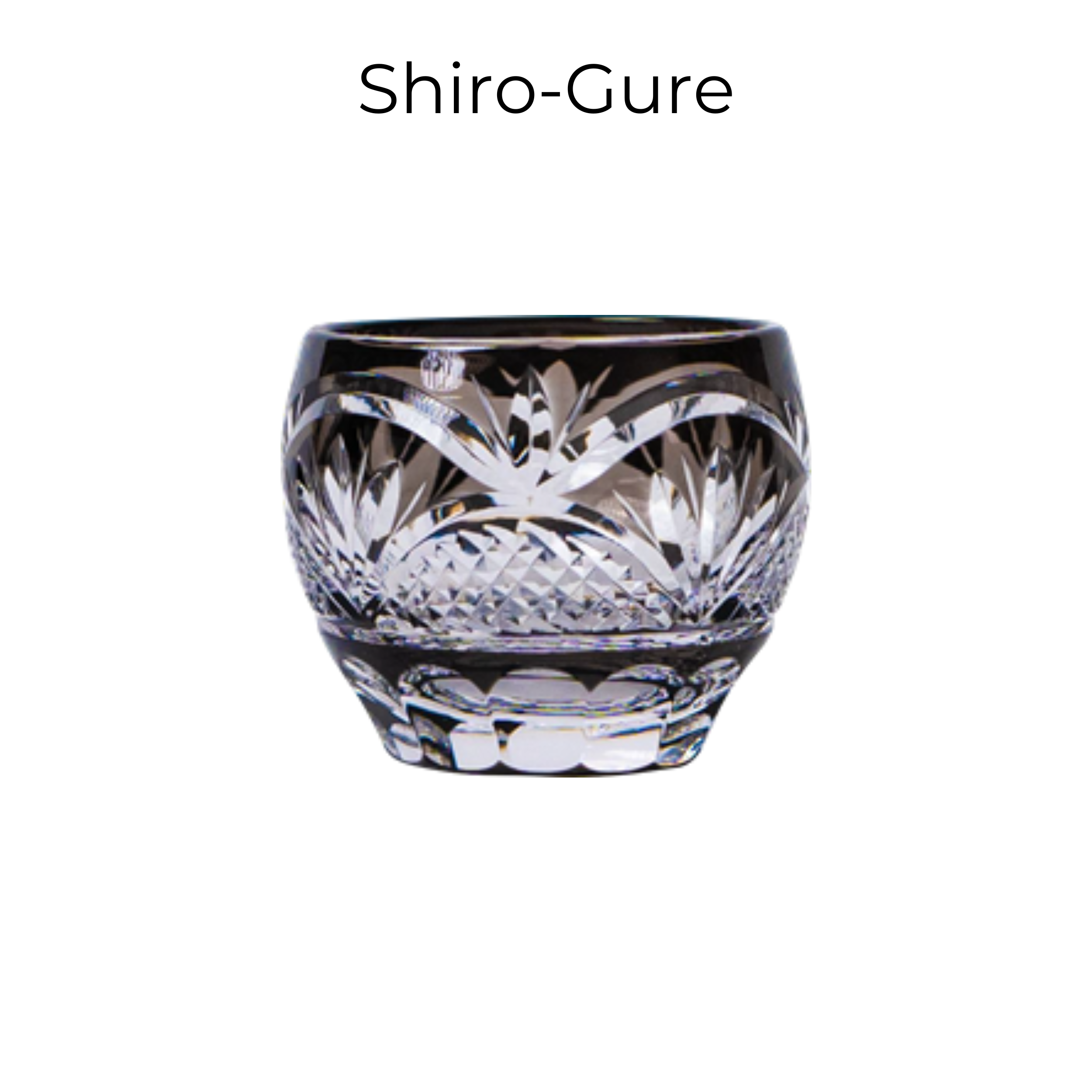 Edo Kiriko Handcrafted Kizashi Guinomi Sake Glass Collection
