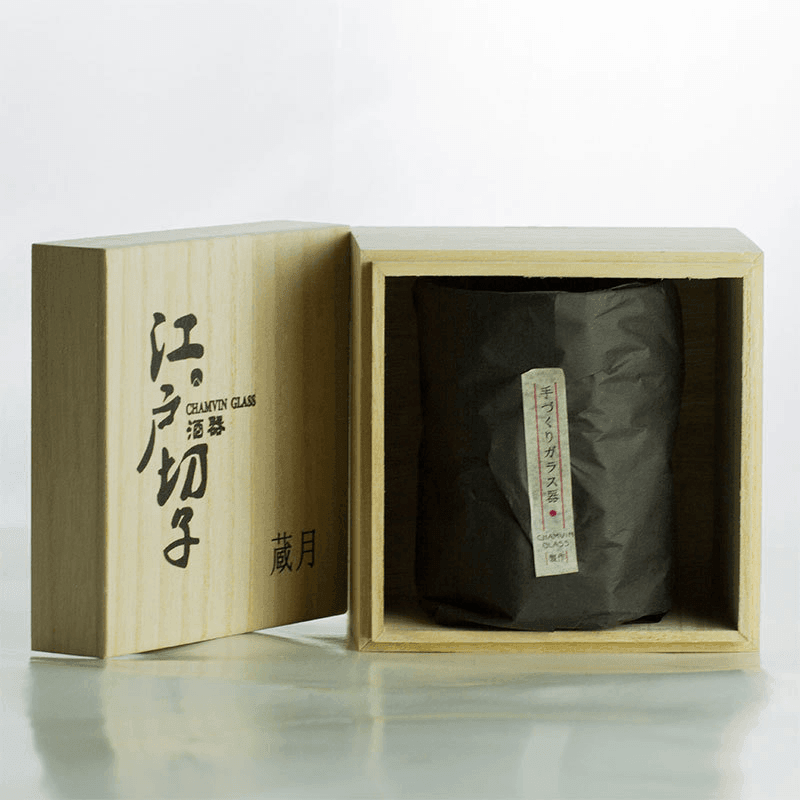 Japanese Handcrafted Chamvin Edo Kiriko Whisky Glass