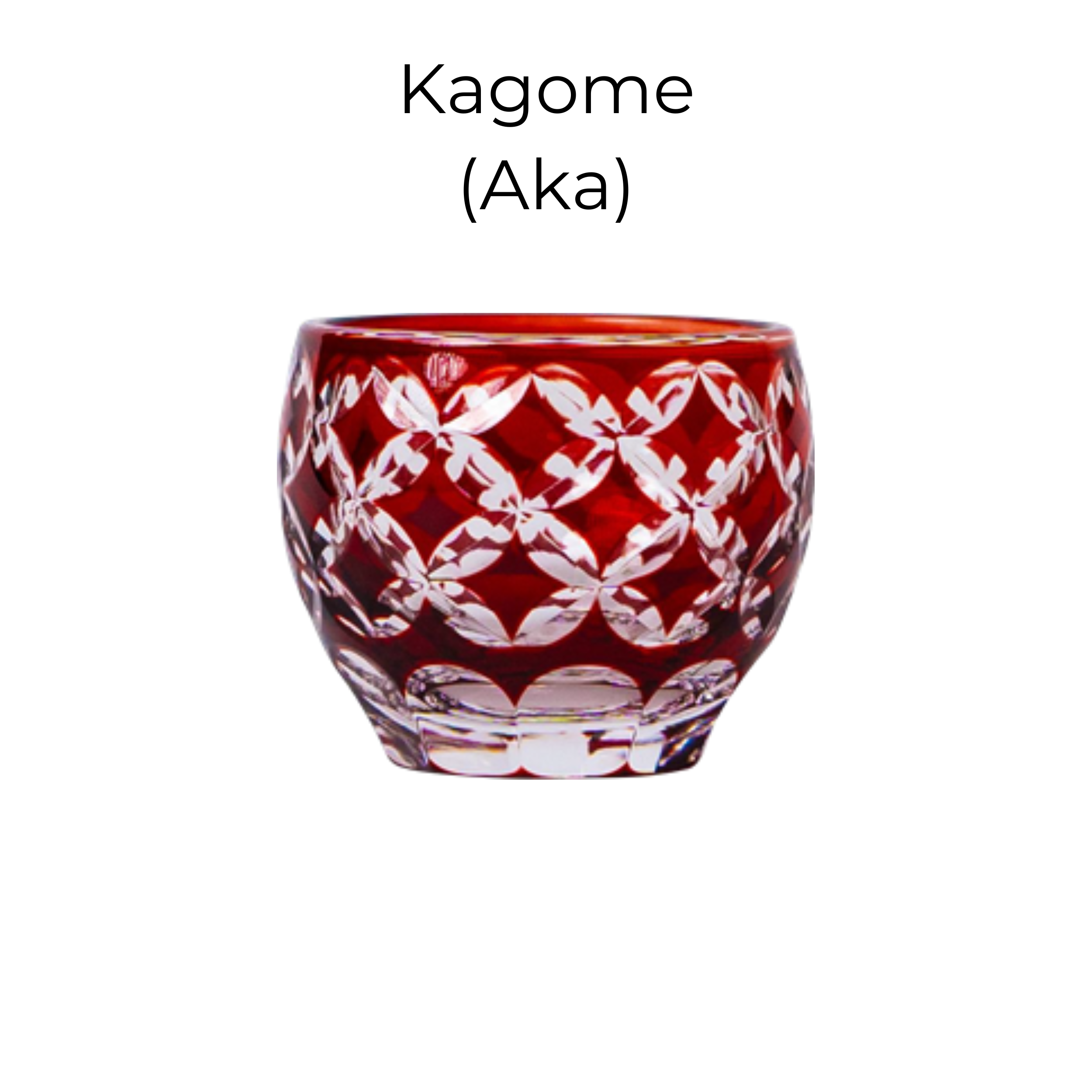 Edo Kiriko Handcrafted Hikari-no-Ha Guinomi Sake Glass Collection