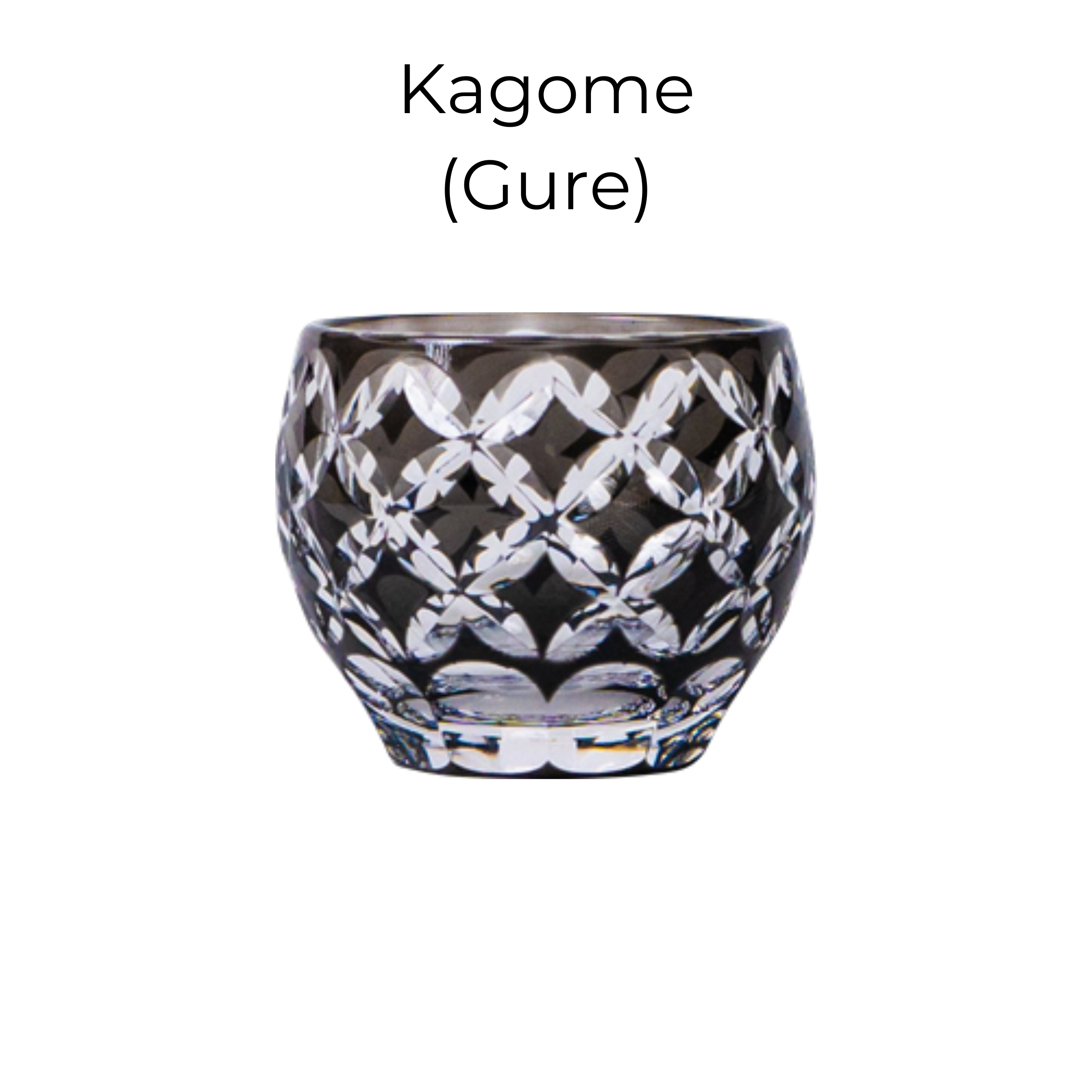Edo Kiriko Handcrafted Hikari-no-Ha Guinomi Sake Glass Collection