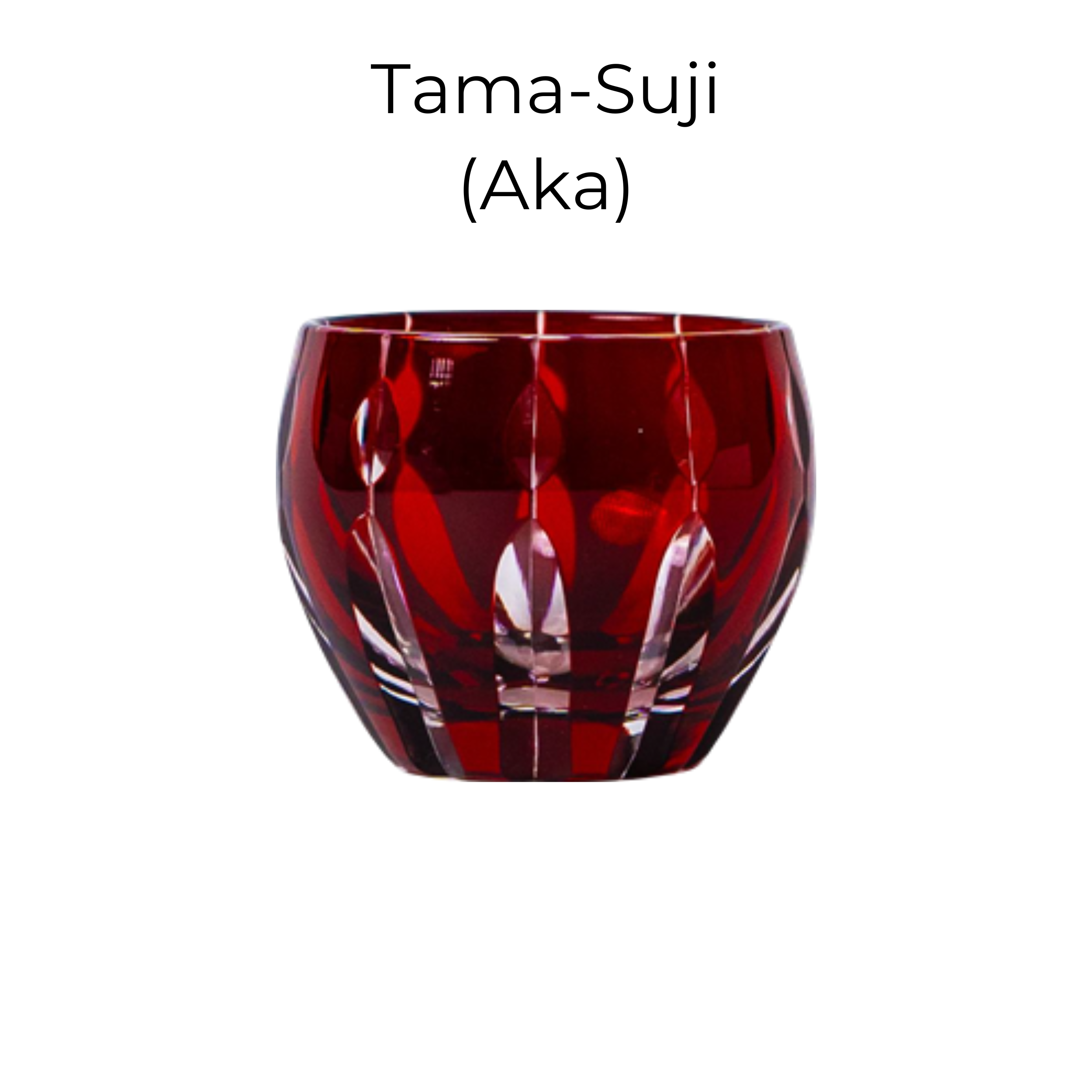 Edo Kiriko Handcrafted Midoriha Guinomi Sake Glass Collection
