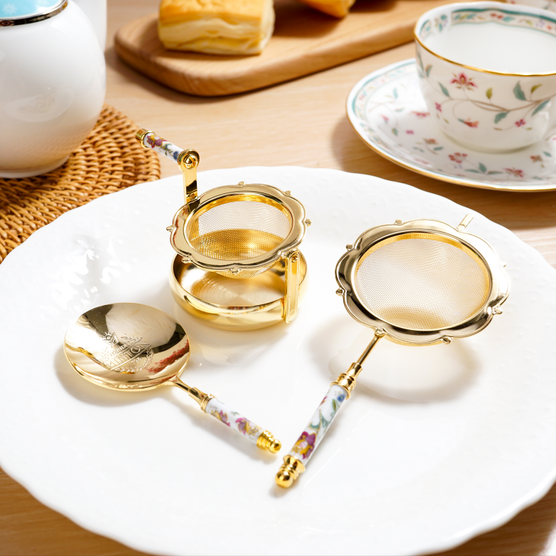 Minton Royal Tea Strainer Collection Set