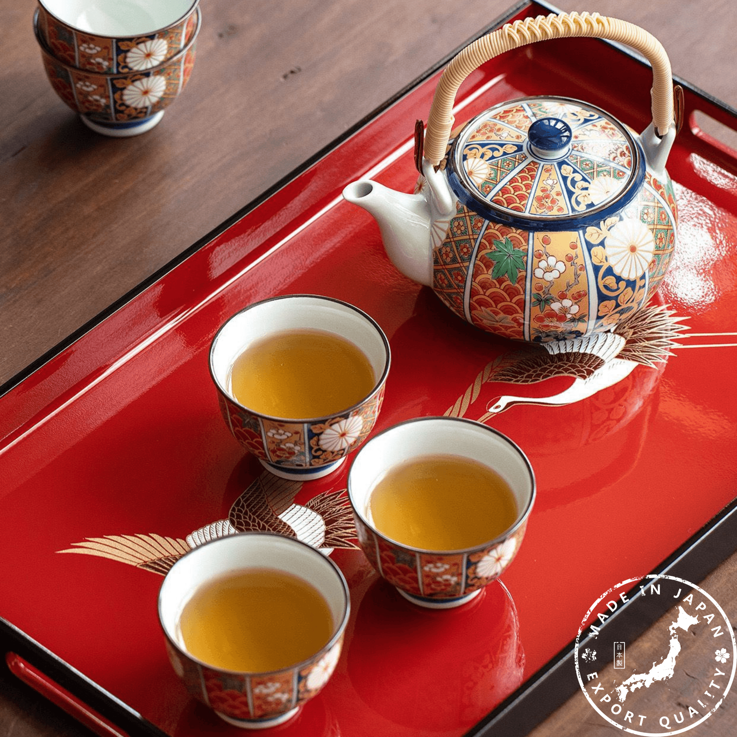 Japanese Imari Series Handcrafted Tea Cups