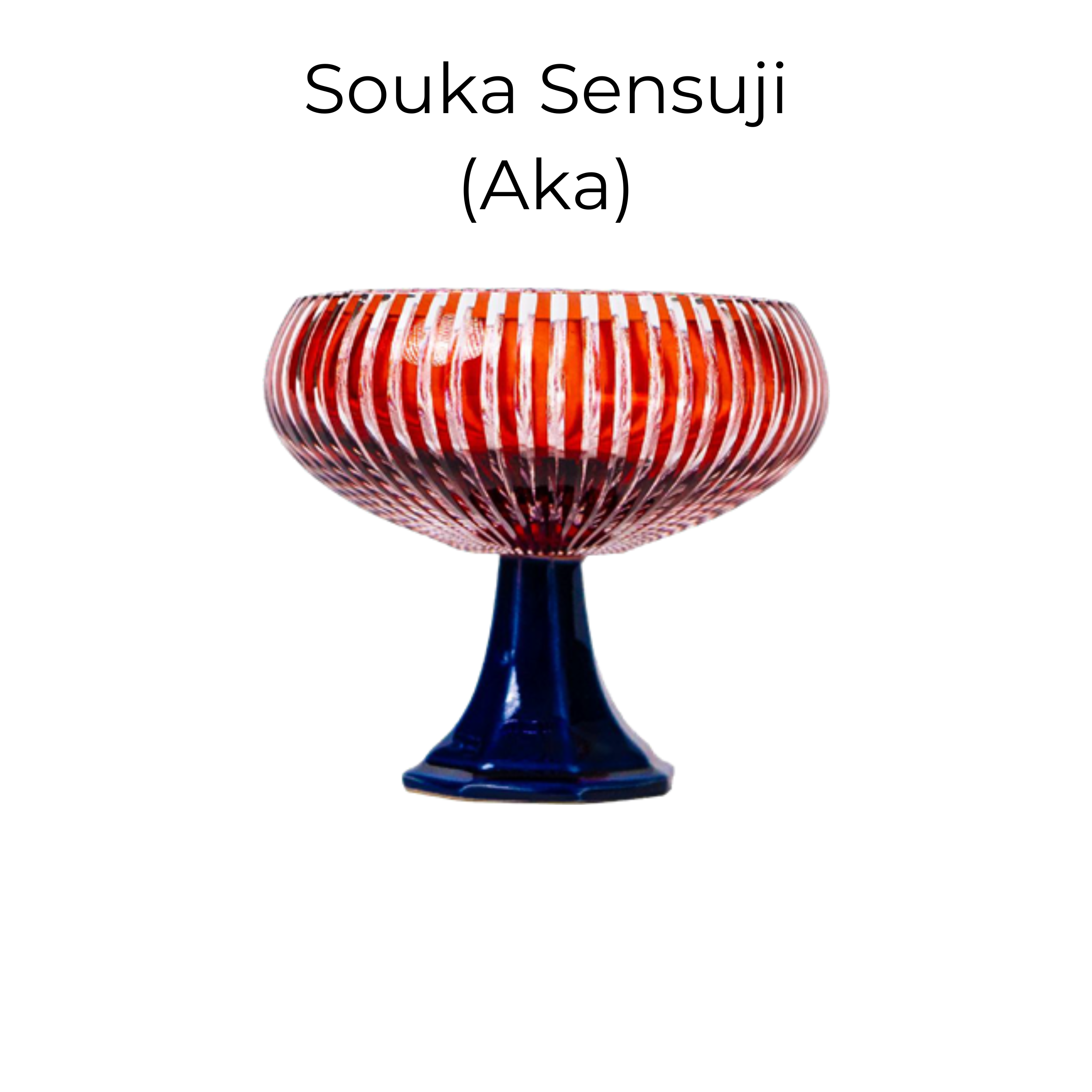 Edo Kiriko Handcrafted Souka Sake Glass Collection