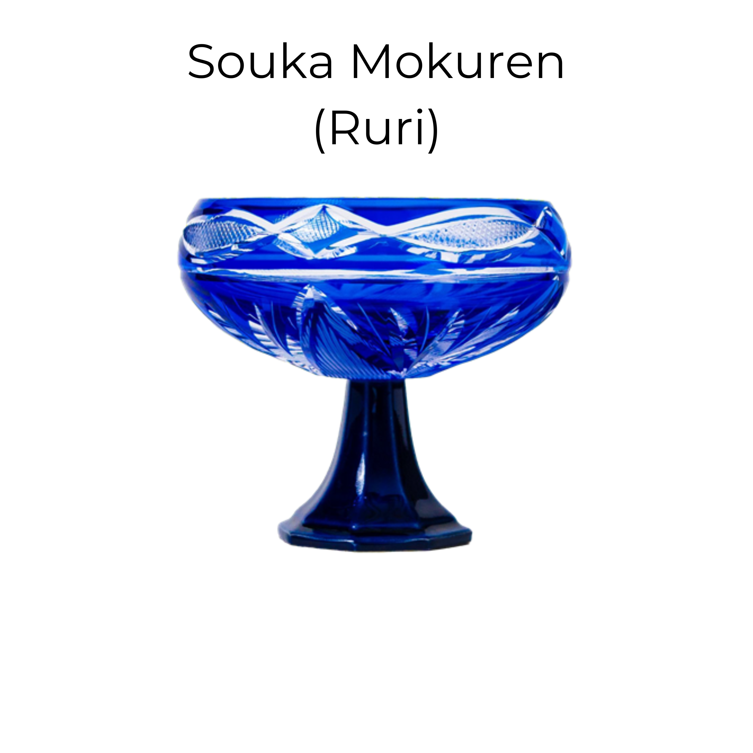 Edo Kiriko Handcrafted Souka Sake Glass Collection