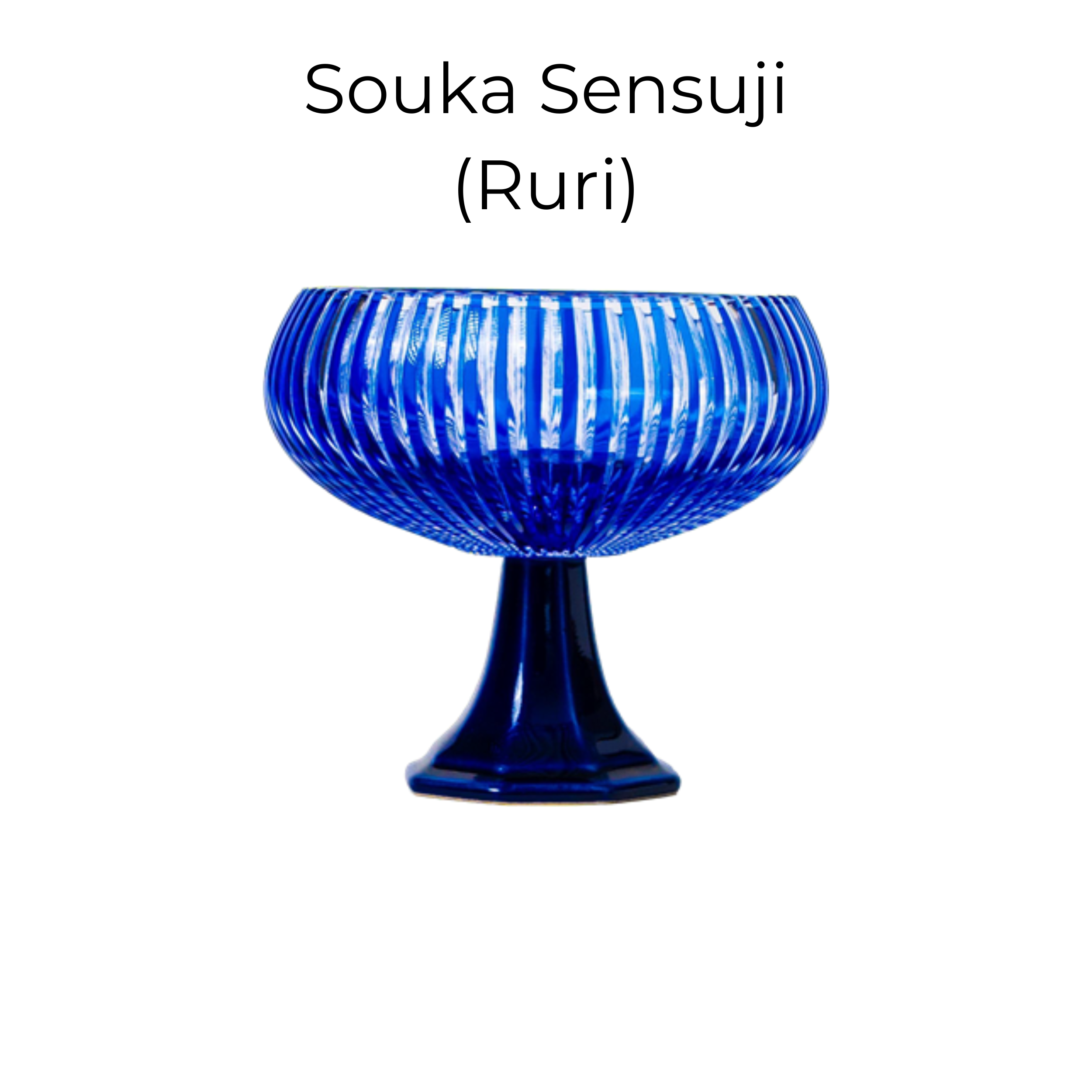 Edo Kiriko Handcrafted Souka Sake Glass Collection