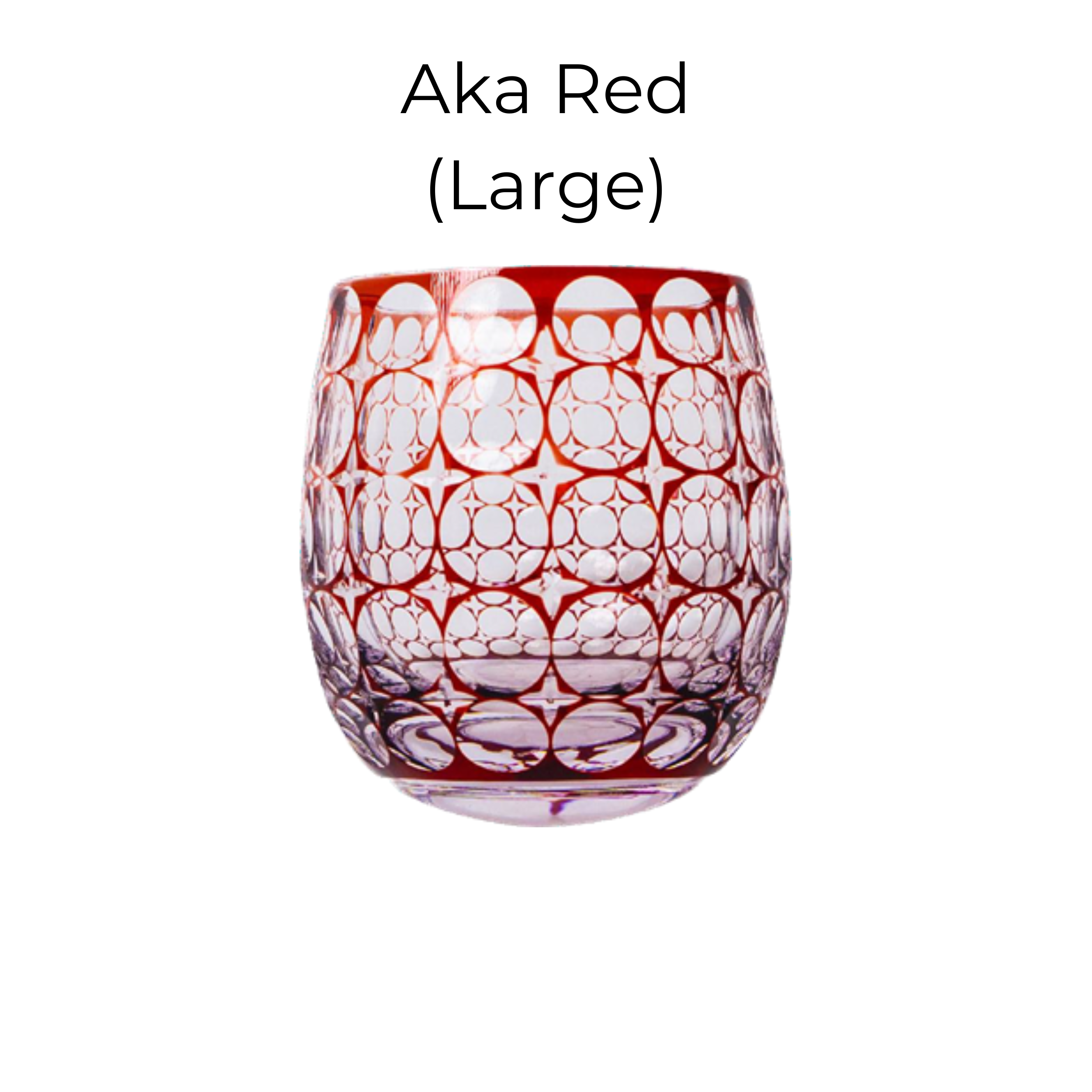 Edo Kiriko Handcrafted Hanamaru Whisky Glass Collection