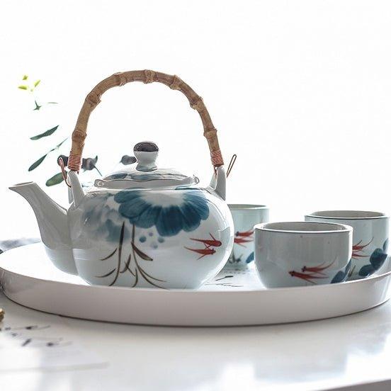 Japanese Ceramic Goldfish Tea Sets