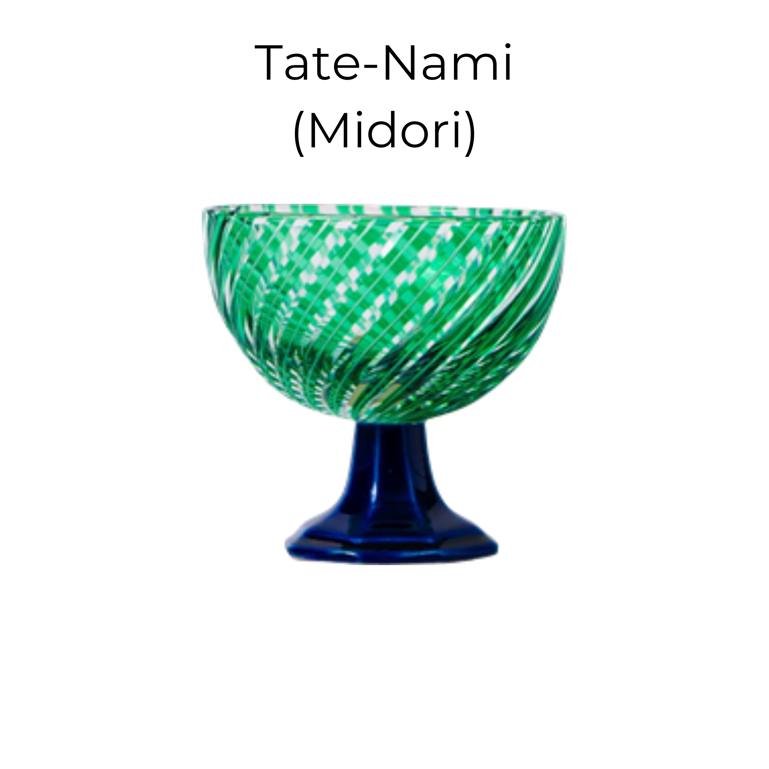 Edo Kiriko Handcrafted Takadai Komon Sake Glass Collection
