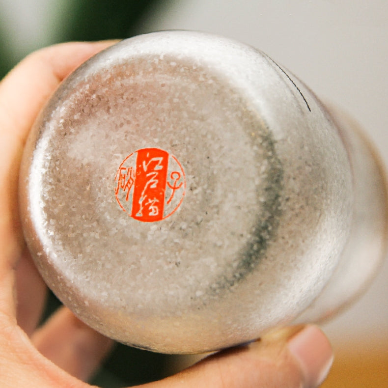 Aderia Edo Neko Frosted Glass Beer Mug Gift Set