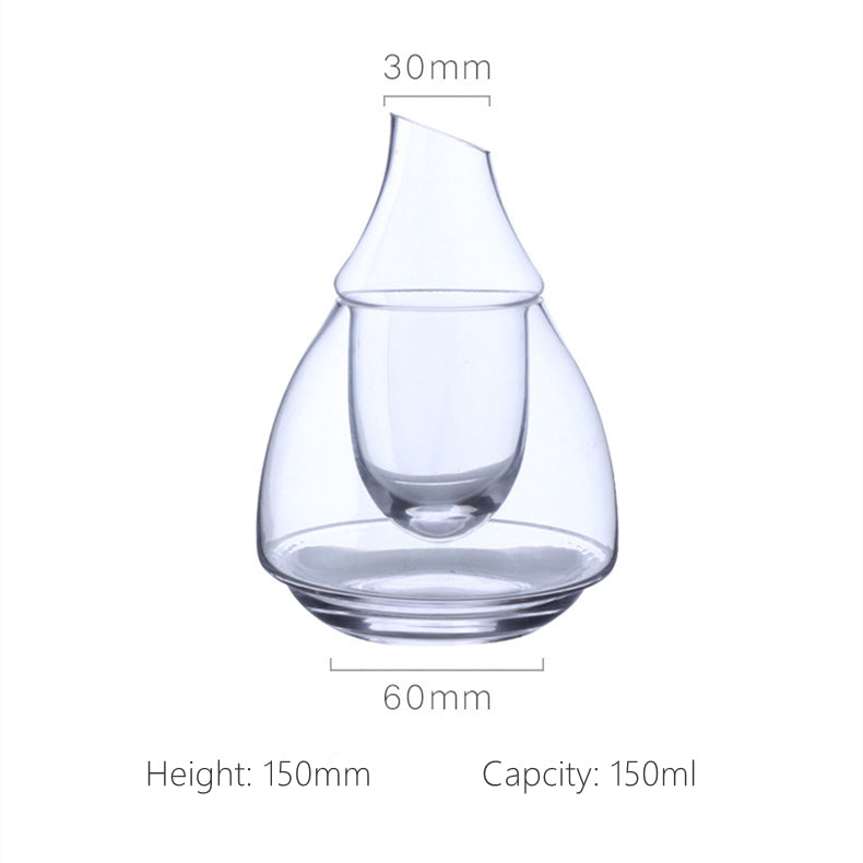 Two-Tier Spirit Glass Decanter