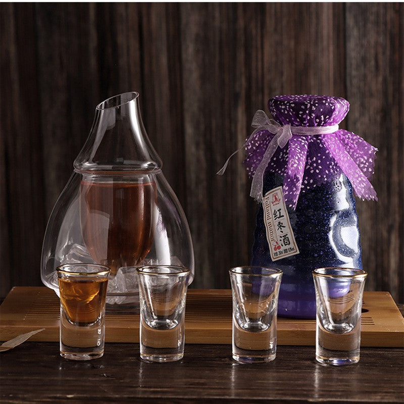 Two-Tier Spirit Glass Decanter