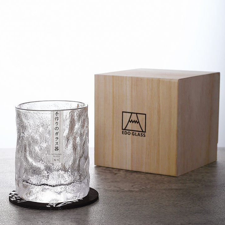 Japanese Edo Kiriko Glacier Whisky Glasses - MASU