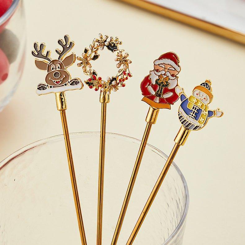 Golden Themed Coffee Stirrer Gift Sets - MASU