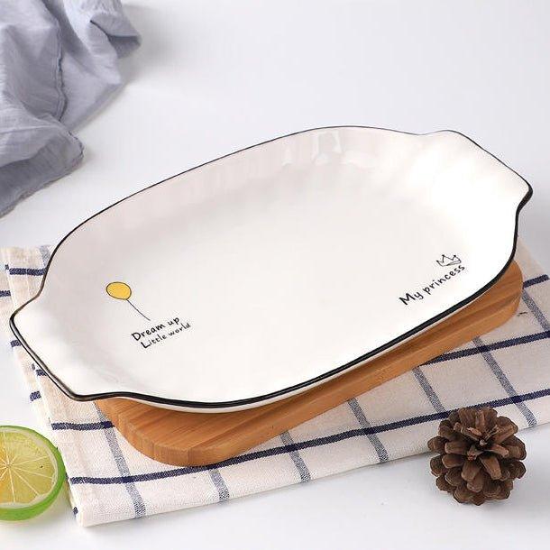 Honeymoon Ceramic Breakfast Plates