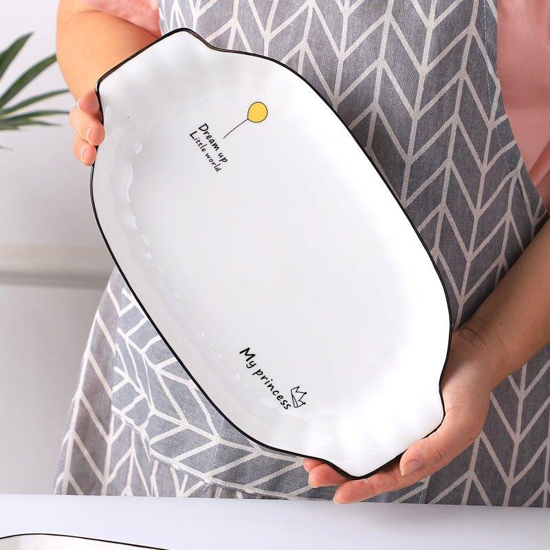 Honeymoon Ceramic Breakfast Plates