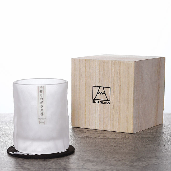 Japanese Edo Kiriko Glacier Whisky Glasses - MASU