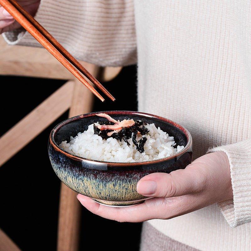 Japanese Gloss Glazed Ceramic Bowls
